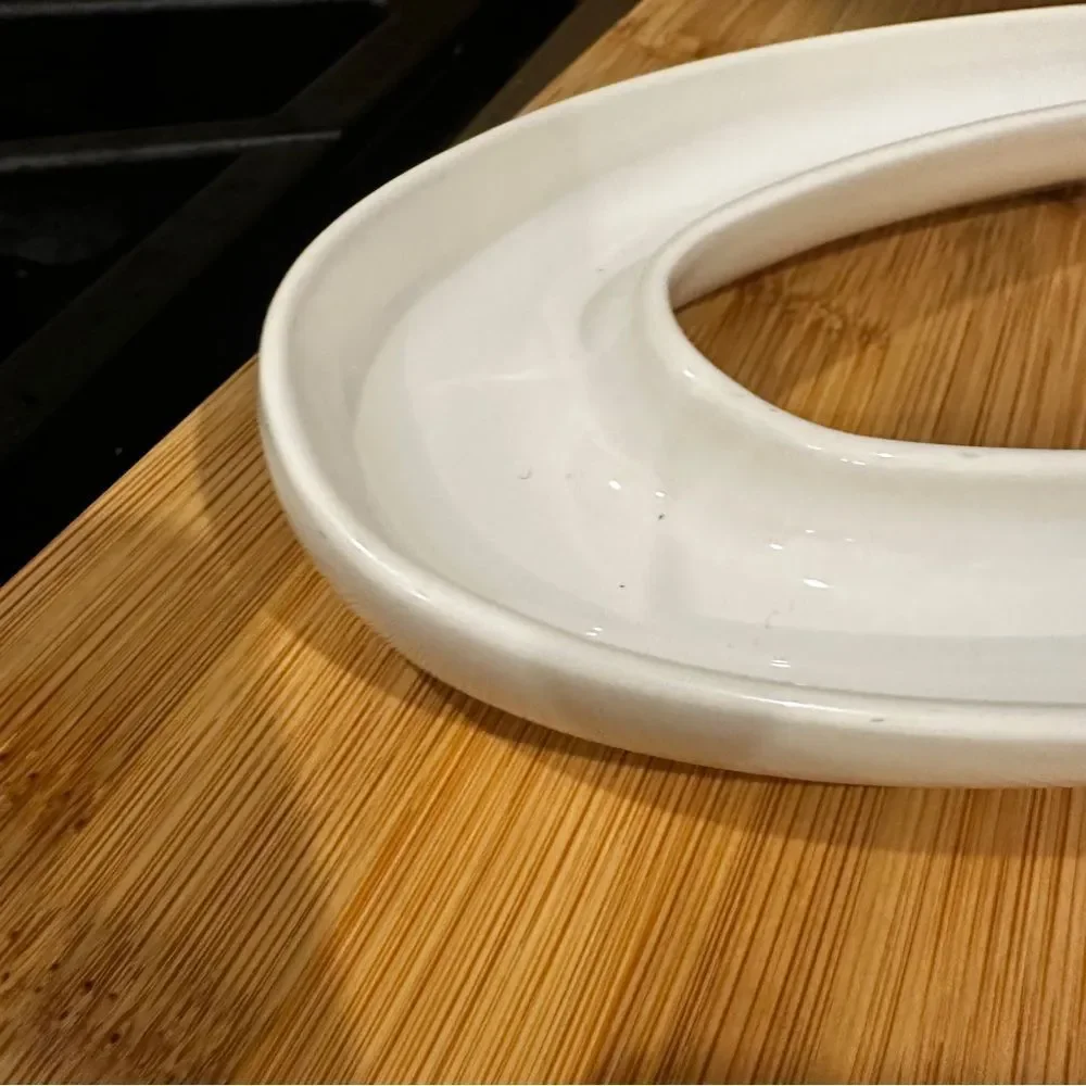 Williams Sonoma | Olive Serving tray Oval White charcuterie board Olives